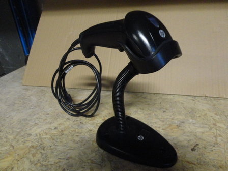 HP QD2100 USB 1D Barcode Scanner + Stand