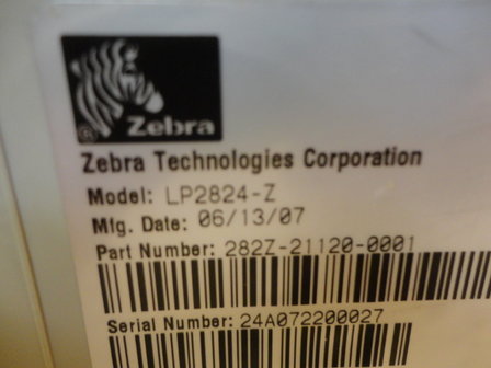 Zebra LP2824-Z Thermische Label Printer - USB &amp; Serial