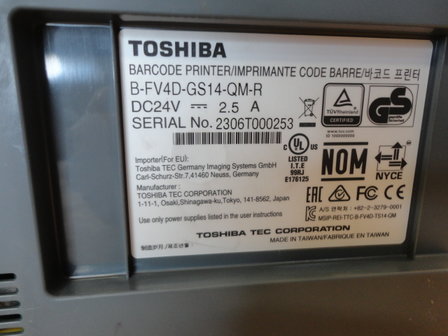 TOSHIBA TEC B-EV4D Thermal USB / Network Label Printer