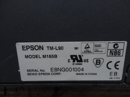 Epson TM-L90 POS Kassa Label Printer - M165B  - Black