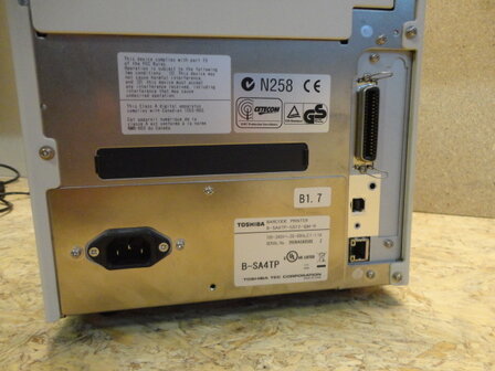 TOSHIBA TEC B-SA4TP Barcode / Label Printer NO PRINTHEAD