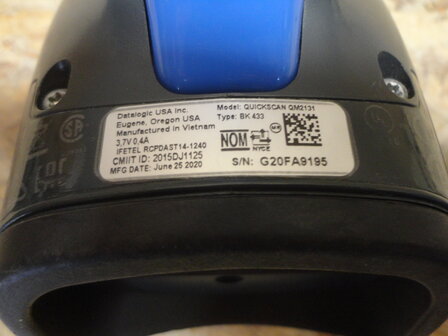 Datalogic Quickscan QM2131 * 1D Wireless Barcode Scanner - USB
