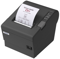 EPSON TM-T88V POS RECEIPT PRINTER - M244A - BLACK - LAN / NETWORK