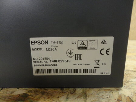 Epson TM-T70II POS LAN Ethernet &amp; USB Kassa Bon Printer - M296A