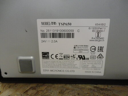 STAR TSP650II Ticket Bluetooth Kassa Receipt Printer  TSP650