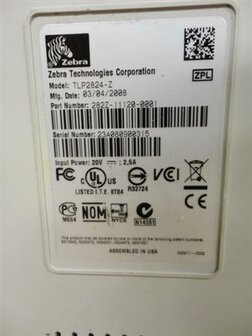 Zebra TLP2824-Z TT Etiketten Label Printer USB