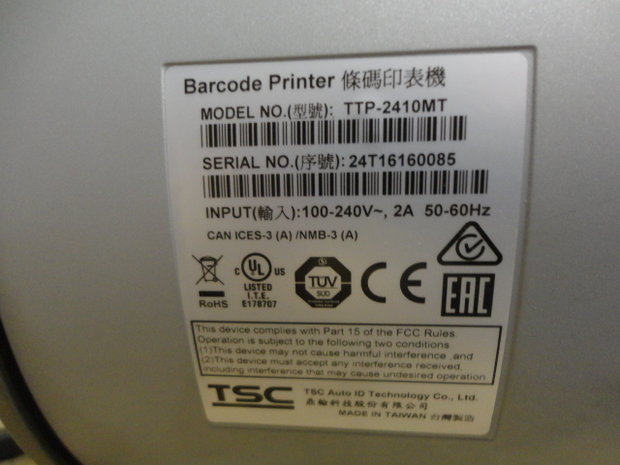 TSC TTP-2410MT  Barcode Label Printer USB + Network  (TTP-2410)