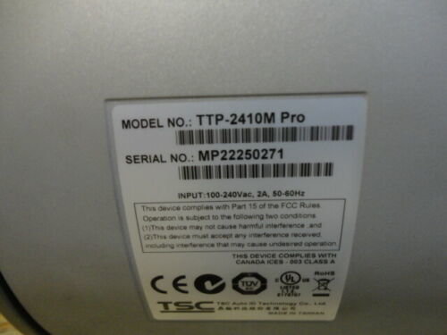 TSC TTP-2410M PRO  Barcode Label Printer USB + Network 