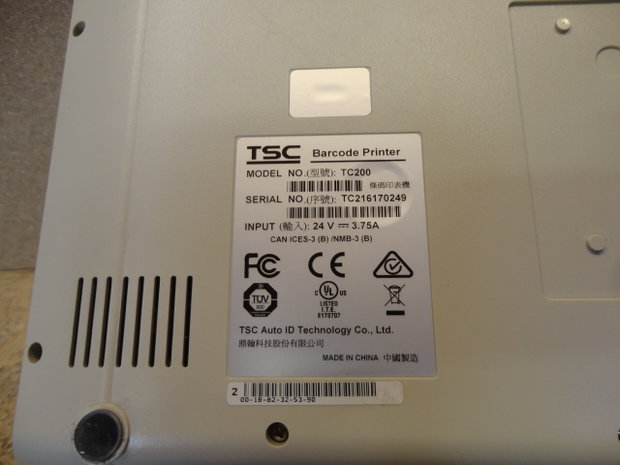 TSC TC200 Thermal Transfer Label Printer 203Dpi 