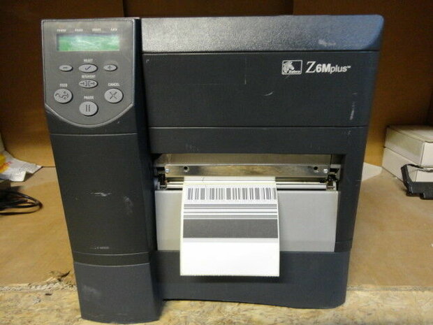 Zebra Z6M Plus * Thermal Transfer Barcode Label Printer + RJ45