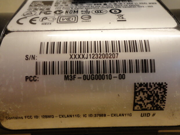 Zebra MZ320 Mobile 802.11b/g WIFI Portable Label Label Printer M3F-0UG0010-00