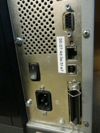 Zebra ZM400 * Thermisch Transfer Label Printer Peel 203DPI - USB + RJ-45 + PEEL