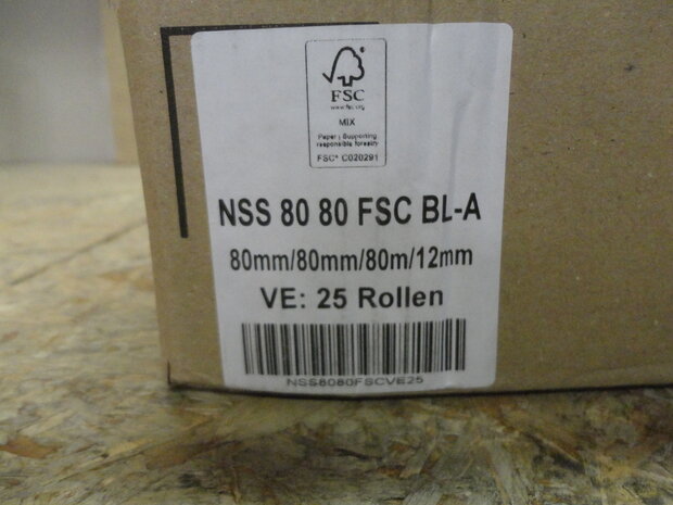 Thermische kassarol 80x80x12 thermo wit (25 stuks)