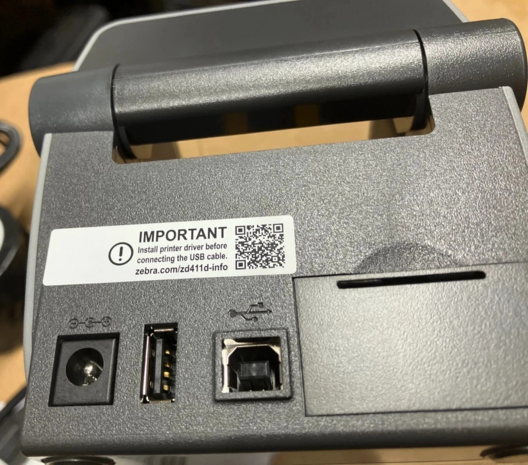 Zebra ZD411 Thermal Label Printer USB  NEW- ZD4A022-D0EM00EZ