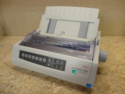 OKI Microline 3390 ECO  Matrix Printer 24 Pin - USB & LAN (ML3390)