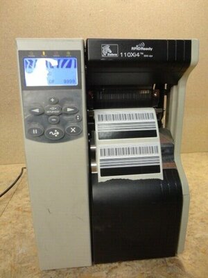 Zebra 110Xi 4 - 300dpi Thermal Barcode Label Printer USB + NETWORK