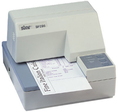 Star Sp298 Matrix Slip Bon Printer - RS-232 Serial